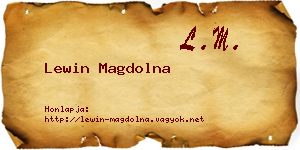 Lewin Magdolna névjegykártya